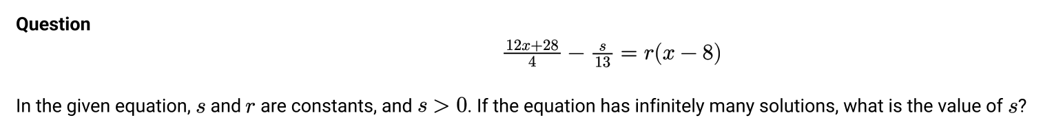 Math question 4 from SAT question bank