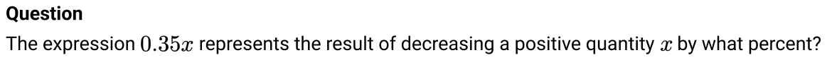 Math question 7 from SAT question bank