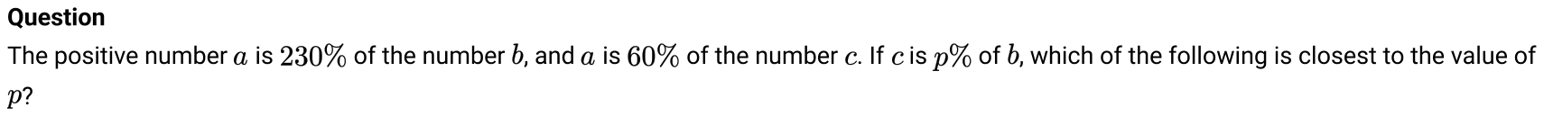 Math question 8 from SAT question bank