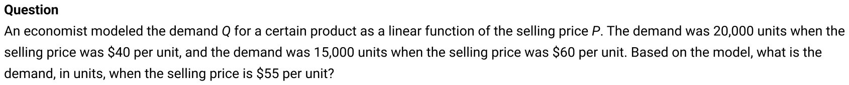 Math question 19 from SAT question bank